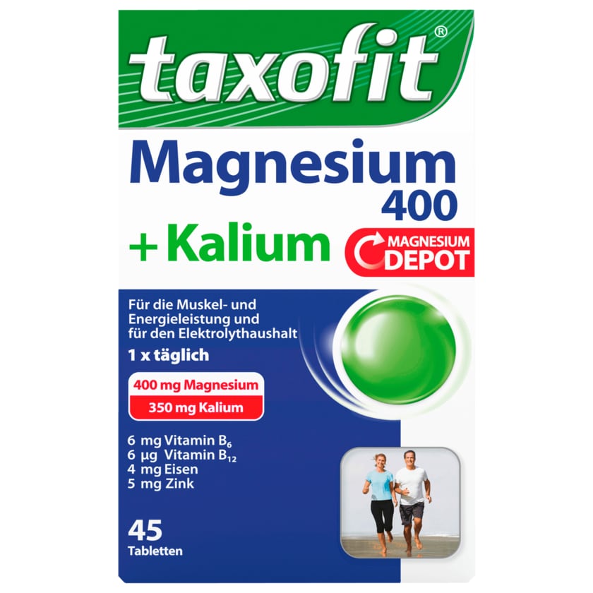 Taxofit Magnesium 400 + Kalium 45 Stück